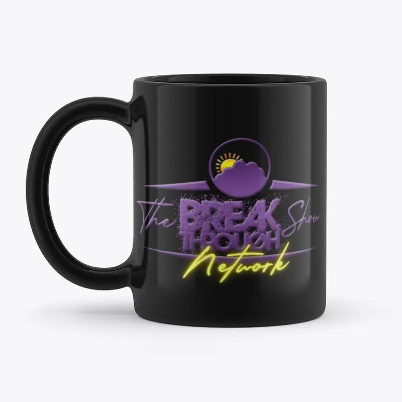 The Breakthrough Show Network Black Mug