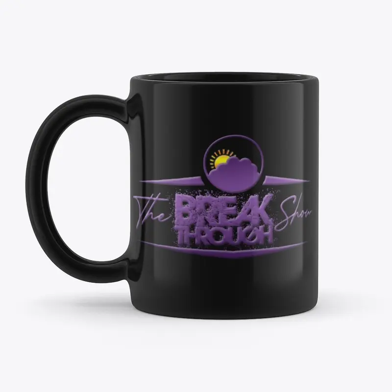 The Breakthrough Show Black Mug